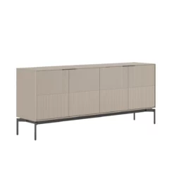 Zig 7649 Credenza With Brushed Carbon Base