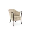 Garnet Accent Chair in Black Finish