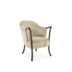 Garnet Accent Chair in Black Finish