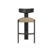 Horton Bar Stool in Dark Brown Finish - Image 2