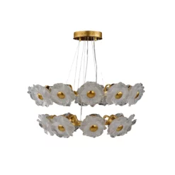 Alternative view of Imperial Two-Tier Chandelier
