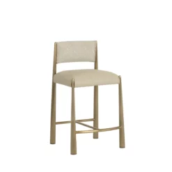 Bayard Counter Stool in Antique Brass Finish