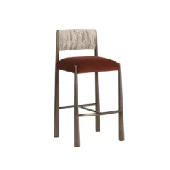 Bayard Bar Stool in Dark Bronze Finish
