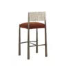 Bayard Bar Stool in Dark Bronze Finish - Image 4