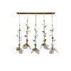 Flower 5-Light Horizontal Chandelier