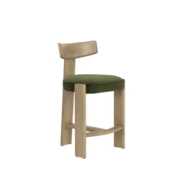 Horton Counter Stool in Rustic Oak Finish