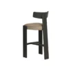 Horton Bar Stool in Dark Brown Finish - Image 3