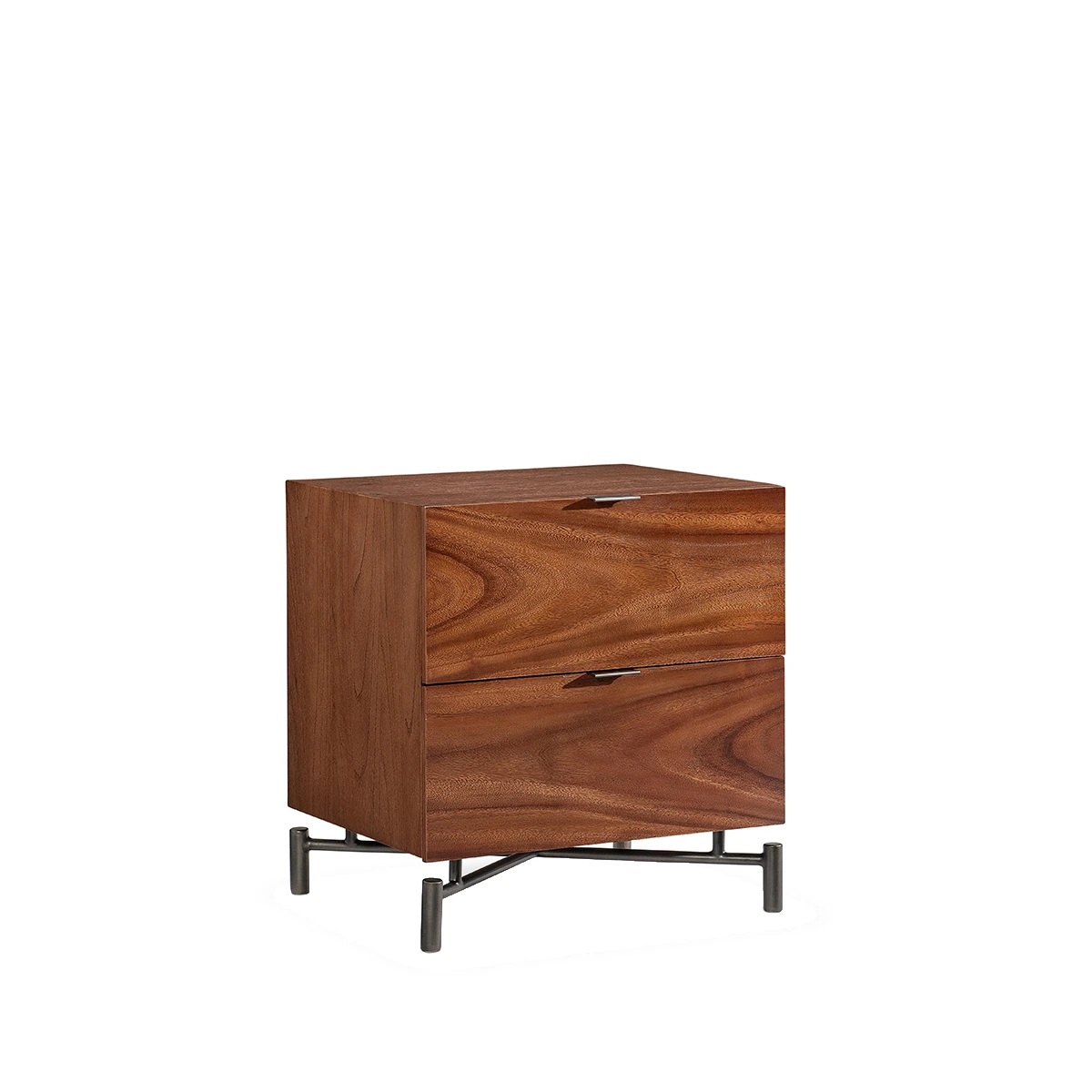 Brasea 2-Drawer Small Nightstand