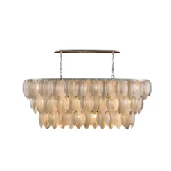 Riverstone 22-Light Horizontal Chandelier
