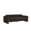 Romer Sofa in Brushed Gold Finish