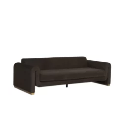 Romer Sofa in Brushed Gold Finish