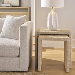 Alternative view of Abaca Side Table (Set of Two)