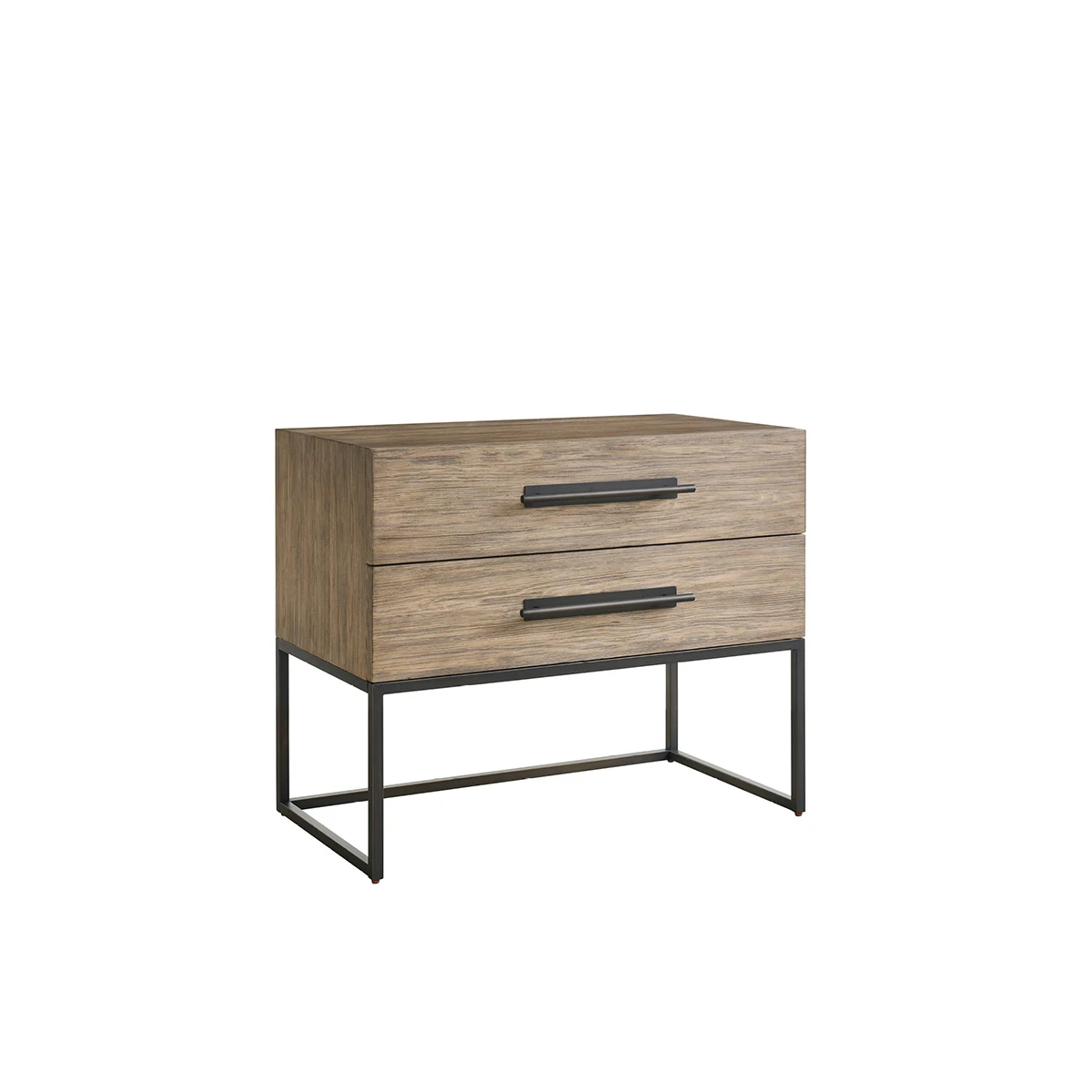 Boulder Metal Base Nightstand
