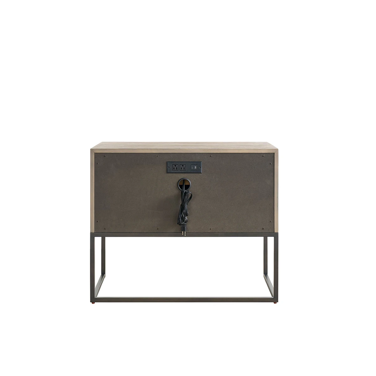 Boulder Metal Base Nightstand - Image 4