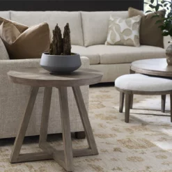 Alternative view of Boulder Round Side Table