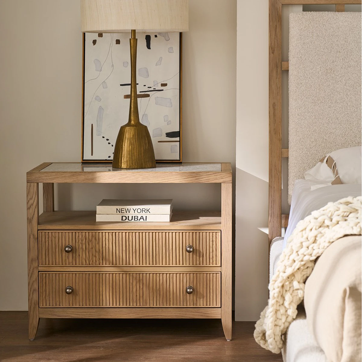 Carmen 2-Drawer Nightstand - Image 2