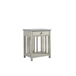 Escape Nightstand With Stone Top