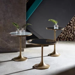 Alternative view of Nouveau Side Table (Set of three)