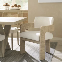 Alternative view of Abaca Arm Dining Chair