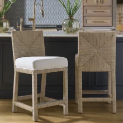 Alternative view of Abaca Counter Stool