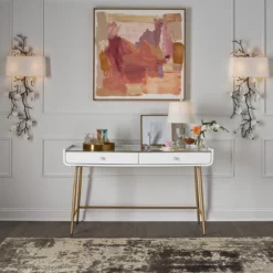 Alternative view of Allure Vanity Office Desk