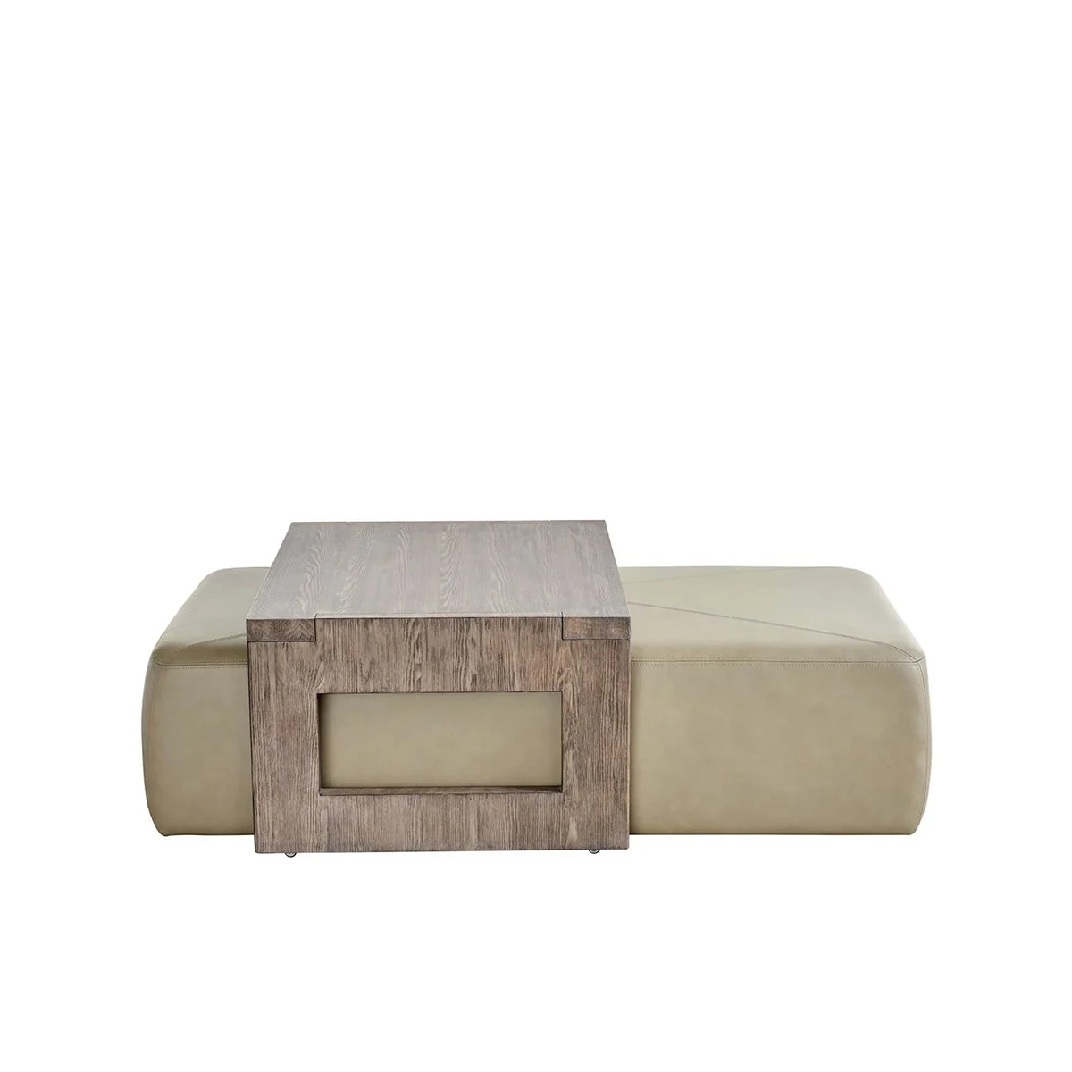 Boulder Coffee Table With Ottoman - Image 3