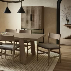 Alternative view of Boulder Wood Back Dining Chair