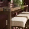 Brindle Console Table with Stools - Image 3
