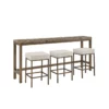 Brindle Console Table with Stools - Image 6