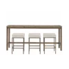 Brindle Console Table with Stools