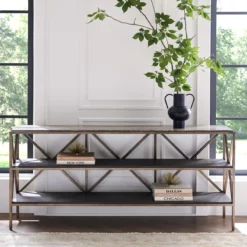 Alternative view of Brindle Console Table
