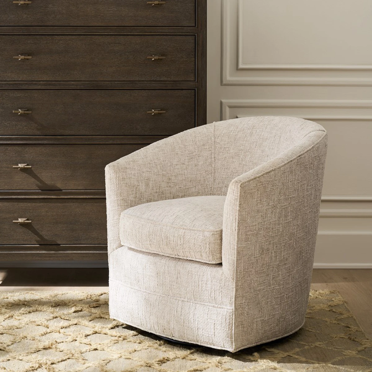 Burke Swivel Accent Chair - Image 2