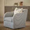 Camille Swivel Accent Chair - Image 2
