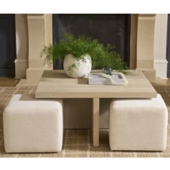 Alternative view of Dockside Coffee Table with Ottomans