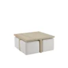 Dockside Coffee Table with Ottomans
