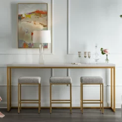 Alternative view of Love Joy Bliss Console Table with Stools