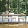 Oasis Console Table with Stools - Image 2