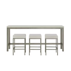 Oasis Console Table with Stools