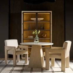 Alternative view of Quartz Dining Table
