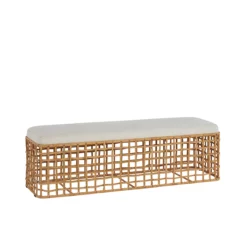 Rattan Bench
