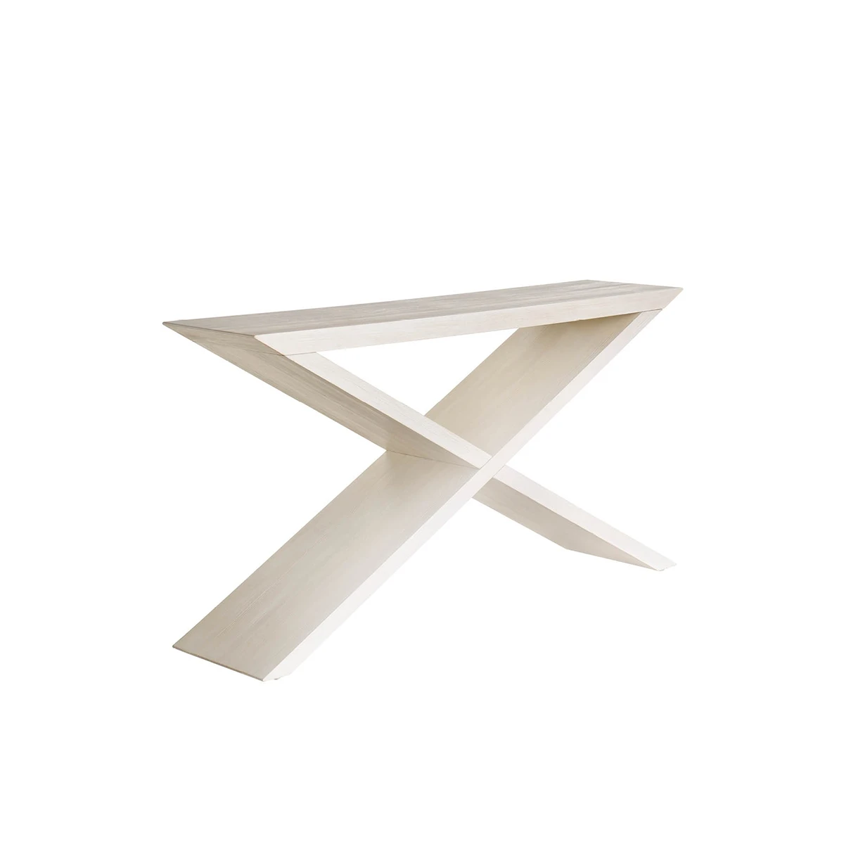 River Rock Cross Console Table