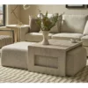 River Rock Coffee Table WIth Ottoman - Image 2