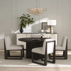 Alternative view of Sable Round Extendable Dining Table