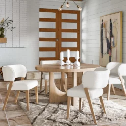 Alternative view of Callon Round Dining Table