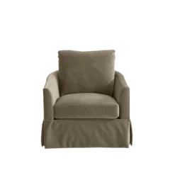 Alternative view of Astoria Skirted Swivel Accent Chair