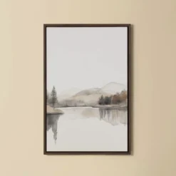 Alternative view of Silent Lake Wall Art