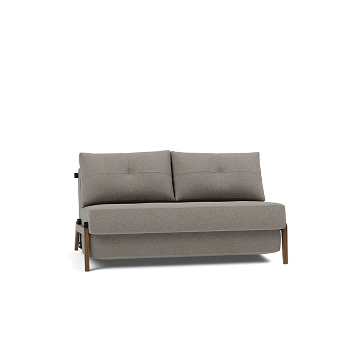 Cubed Sofa Bed with Dark Wood Legs - Image 6