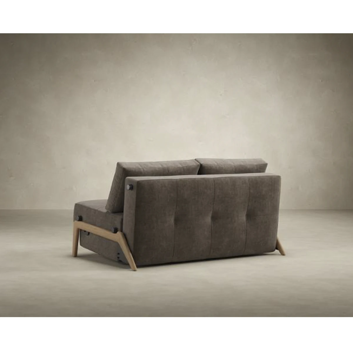 Cubed Sofa Bed with Light Wood Legs - Image 6
