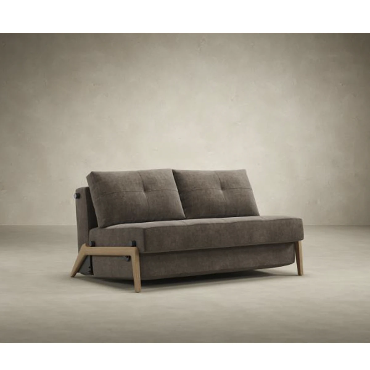 Cubed Sofa Bed with Light Wood Legs - Image 5