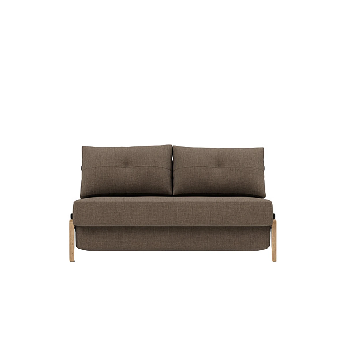 Cubed Sofa Bed with Light Wood Legs